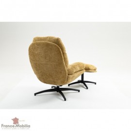 Fauteuil de relaxation avec repose pieds