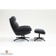 Fauteuil de relaxation avec repose pieds