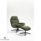 Fauteuil de relaxation avec repose pieds