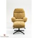 Fauteuil de relaxation avec repose pieds