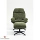 Fauteuil de relaxation avec repose pieds