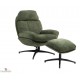 Fauteuil de relaxation avec repose pieds