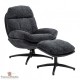 Fauteuil de relaxation avec repose pieds