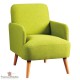 fauteuil tres confortable en tissu