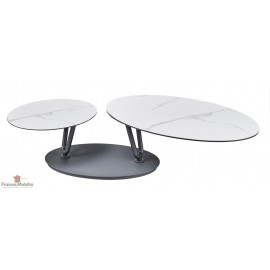 Table basse plateaux ceramique