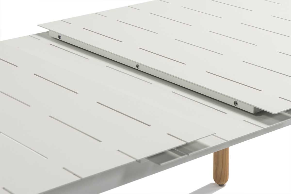 table de terrasse en aluminium