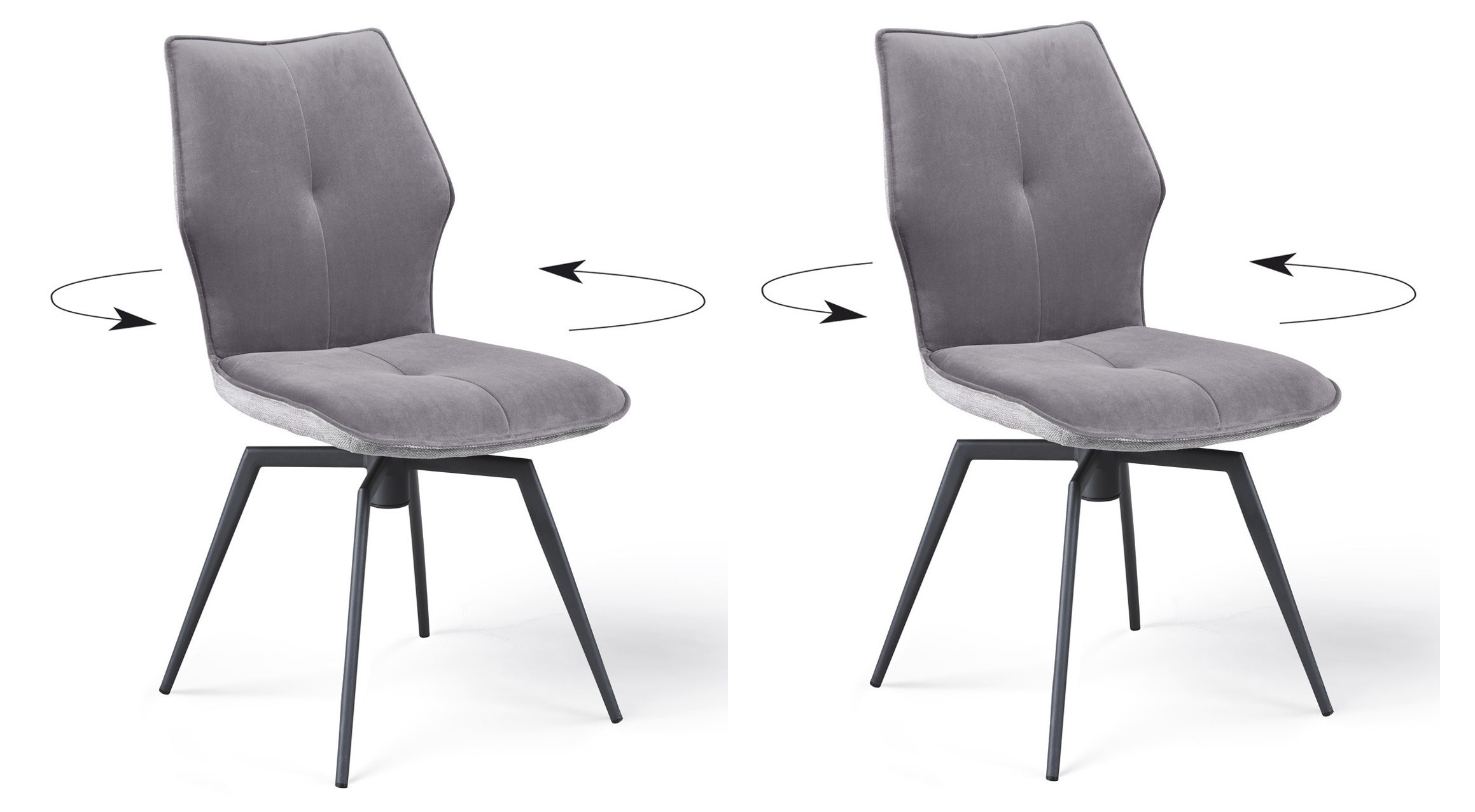 Chaises pivotantes de sam